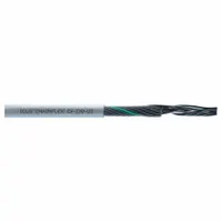 CHAINFLEX Control Cable: 20 AWG Conductor Size, 4 Conductors, PVC, Order by the Foot, Gray (MPN CF130US-05-04)
