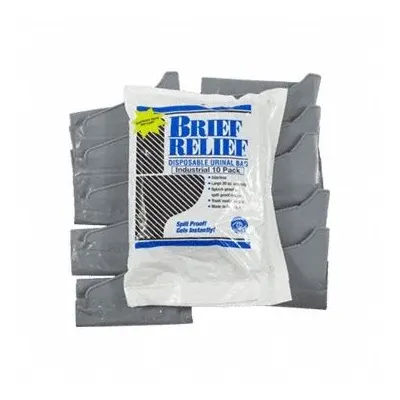 BRIEF RELIEF Unisex Urine Bag - Portable Toilet Liners & Cleaners