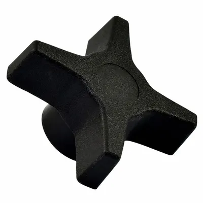 INNOVATIVE COMPONENTS 4-Arm Knob with Threaded Hole - 4-Arm Knobs with Threaded Hole