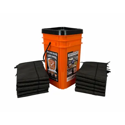 QUICK DAM Flood Barrier: Fresh Water, 3 1/2 in Overall Ht, 14 in Overall Wd - Water-Activated Flood Barrier Kits
