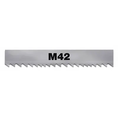 MORSE Band Saw Blade: Bi-Metal, M42, 10 ft, Variable Cutting Edge, 3/4 in Blade Wd - General Purpose Metal Cutting Blades