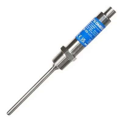 OMEGA PRTXI-1/2N-1/8-6-IO Threaded RTD with Signal Converter - Threaded RTDs with Signal Converter