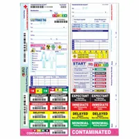 DISASTER MANAGEMENT SYSTEMS Triage Tag: 1 in Overall Wd, 11 1/2 in Overall Ht, 50 PK (MPN DMS 05006M)