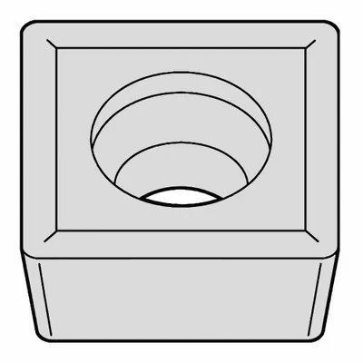 WIDIA Square Turning Insert: SCMT5353 - Square (S) Indexable Turning Inserts