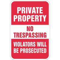 Facility Sign: Aluminum, Mounting Holes Sign Mounting, 18 in Nominal Sign Size, 0.063 in Thick (MPN T1-1162-EG_12x18)