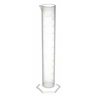 APPROVED VENDOR Graduated Cylinder: Polypropylene, 1 L, 33.8 fl oz, To Contain (TC), Hexagon