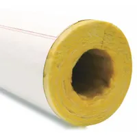 OWENS CORNING Pipe Insulation: Tube, Fiberglass, Slit with Adhesive and Flap, 2 in Thick, 3 ft Lg (MPN 722587)