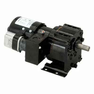 Dayton Gearmotor: Parallel, Single Output Shaft, PSC, TEFC, 97 RPM, 43 in-lb Max Torque - Parallel Shaft AC Gearmotors