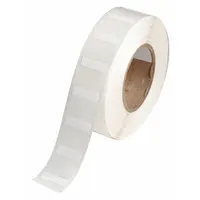 Pre-Cut Label Stock Roll: Rectangle, 1/4 in x 53/64 in, 53/64 in x 1/4 in, White, -112°F to 158°F (MPN J20-257-7425J)
