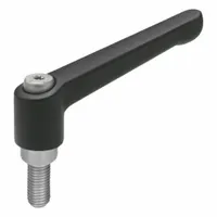 JW WINCO Adjustable Handles; Adjustable Levers: Zinc w/ SS Thread, M6 Thread, 32 mm Thread Lg (MPN 6N32A06K)