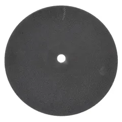 Type 1 cut-off wheel for carbon and stainless steel. Aluminum oxide abrasive, 24 grit, A24R grade. Dimensions: 14" diameter, 7/64" thickness, 1" arbor hole. Sold as a 4-pack. Suitable for metal fabrication, construction, and maintenance cutting applications.