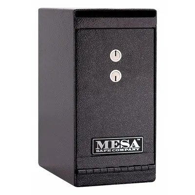 MESA SAFE Cash Depository Safe: Key Lock, 0.2 cu ft Capacity, Steel - Key Lock Depository Safes