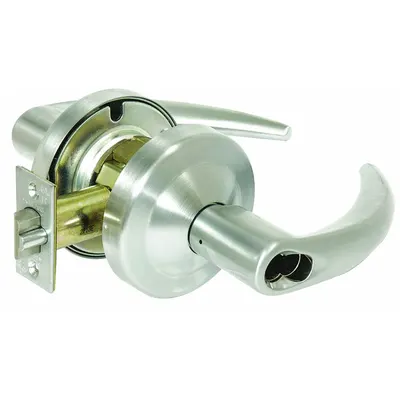 SCHLAGE Door Lockset: Office Lever Locksets, Chrome