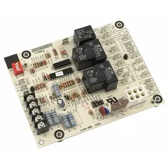 This timer controller is designed for use in HVACR systems to manage fan cycling and timing sequences. It serves as a replacement control for commercial and industrial heating, ventilation, and air conditioning equipment, ensuring precise fan operation.