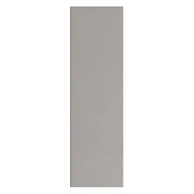 ASI GLOBAL PARTITIONS Partition Column: Plastic Polymer, Pebble, Gray, 82 in Ht, 24 in Wd - Pilasters for Bathroom Partitions