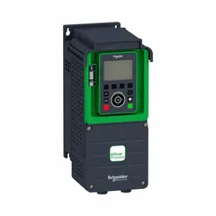 Variable speed drive for controlling speed and torque of three-phase induction motors. Accepts 380-480V AC three-phase input and delivers three-phase output rated at 2 hp with 4 A maximum output current. Chassis-style enclosure with IP21 rating. Suitable for applications such as pumps, fans, and conveyors.