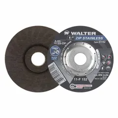 This depressed center cut-off wheel is designed for contaminant-free cutting on stainless steel. With a 60 grit specification and dimensions of 5" x 3/64" x 7/8", it is suitable for metal fabrication and maintenance tasks where iron contamination must be avoided.