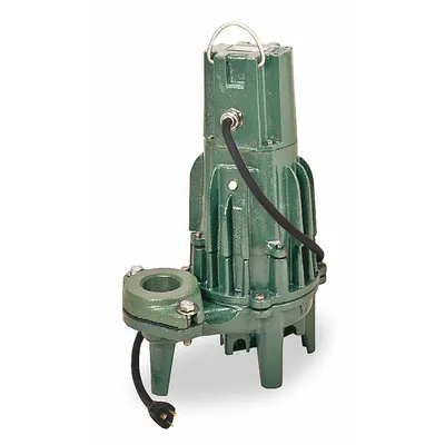 ZOELLER Effluent Pump: 1 1/2 hp, 230V AC, Single Phase, 140 gpm Flow Rate @ 10' of Head - General Purpose Effluent Pumps