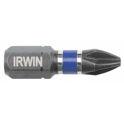 IRWIN Insert Bit: Insert Bit, Imperial/Metric, PH1 Bit Industry Size, #1 Bit Size - Insert Bits