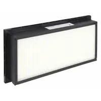 Minipleat Air Filter: 12 in x 24 in x 4 in, Synthetic, Plastic, Single Header, MERV 11