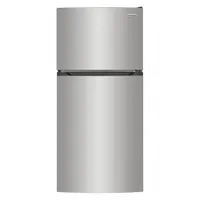 FRIGIDAIRE Top-Freezer Refrigerator: Stainless Steel, 13.9 cu ft Total Capacity, 3 Shelves (MPN FFHT1425VV)
