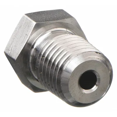 PARKER Plug: Hex Drive Solid Plug, 316 Stainless Steel, 1/16 in, NPT Threaded - Extreme Pressure Instrumentation Pipe Fittings