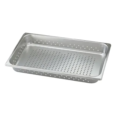 VOLLRATH Steam Table Pan: Full Size, Rectangular, 22 ga Gauge, 3.9 qt Capacity - Steam Table Pans