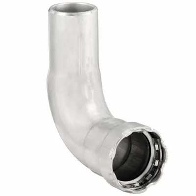 VIEGA MEGAPRESS Crimp Elbow Fitting: 1/2 in Pipe x 1/2 in CTS Size, Press-fit - Potable Water Stainless Steel Press Fittings