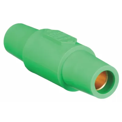 HUBBELL Gender Reversing Connector: Female-Female, Green, 600V AC/600V DC, 400 A - Male-to-Female Reversing Adapters
