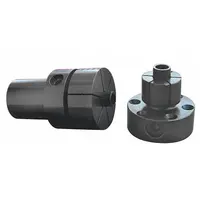 This side-actuated inside-diameter fixture clamp is designed for use on lathes to secure workpieces from the bore. It is constructed of steel and features a 0.71-inch machinable width. Typical applications include turning, boring, and facing operations on CNC and manual lathes in industrial manufacturing