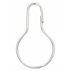 Zinc snap hook loop for attaching identification tags to equipment, machinery, or cables. Features a 1.375 in wire diameter and 5 in length with a silver zinc-plated finish. Supplied in a 100-pack for medium-duty tag attachment on pipes, valves, or electrical panels.