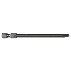 Impact-rated Torx-Plus bit for driving fasteners in high-torque applications. T20 bit size, hex shank, standard power bit profile. Supplied in a 5-pack.
