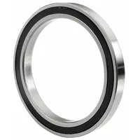 Double-sealed radial ball bearing with 17 mm bore and 30 mm outside diameter. Thin-section design for compact installations. Suitable for food-grade applications requiring sealed radial support, such as processing and packaging equipment
