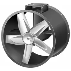 This belt drive fan is designed for moving large volumes of clean air in ventilation systems. It features a 42-5/8 inch blade and is intended for horizontal mounting. The unit does not include a drive package. Suitable for applications where low sound operation is required.