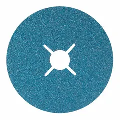 Contaminant-free grinding wheel for stainless steel, designed to prevent iron contamination and rust. Type 29 shape, 6 in diameter, 5/8"-11 arbor, 24 grit. Suitable for blending, finishing, and general metalworking on stainless steel surfaces.