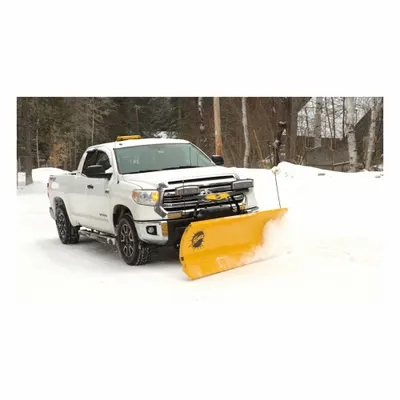 FISHER Snow Plow Blade: Truck Plow-Straight Blade, Steel, Straight, 90 in Overall Wd - Required Component 3: Plow Blades