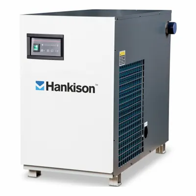 HANKISON Refrigerated Air Dryer: ISO Class 5, 250 cfm, 460V AC, 2 in NPT, 38°F Dew Point - Non-Cycling Refrigerated Compressed Air Dryers