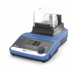 General purpose grinding mill for dry, brittle materials up to 5 Mohs hardness. Handles grain sizes up to 10 mm, reducing them to fine powders in a 40 mL batch. Operates at 25,000 RPM max speed on 100/120V AC power. Features error code display for operational feedback.