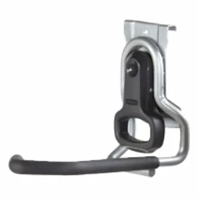 FASTTRACK Vertical Bike Hook: Steel, 6.6 in x 7.5 in x 3.1 in - Hooks for Wall-Mount Track Systems
