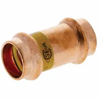 NIBCO Crimp Coupling Fitting: Straight, 1 in CTS x 1 in CTS x 1 in CTS x 1 in Pipe size, Copper (MPN 9001450HPC)