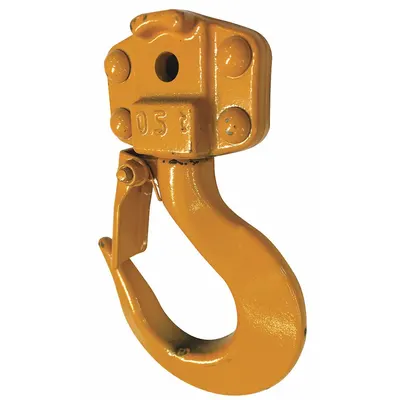 HARRINGTON Bottom Hook Assembly: Manual Chain Hoists, 4,000 lb Compatible Load Capacity - Bottom Hooks for Hoists