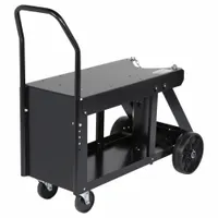 LINCOLN ELECTRIC Utility Cart: For 7 3/8 in Max Cylinder Dia, Caster, 1 Shelves (MPN K520-1)