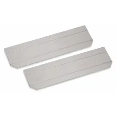 This kit includes two clear long dividers for organizing medical cart drawers. Each divider measures 1/2 inch in width. The dividers help separate and compartmentalize supplies within standard medical cart drawers.