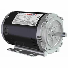 This 3 hp, 3-phase AC motor operates at 3450 RPM on 208-230/460V AC with a full load current of 8.2-7.6/3.8 A. The open drip proof (ODP) enclosure and C-Face/Universal mount allow use in pumps, fans, conveyors, and compressors in indoor, clean environments.