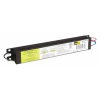 APPROVED VENDOR Fluorescent Ballast: 120 to 277V AC, 1/2 Lamps Supported, 59 W Bulb Watt