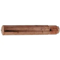 Standard-duty threaded contact tip for MIG welding. Guides welding wire and conducts current to the arc. Accepts maximum wire diameter of 1/16 in. Fits Nozzle Series 23. Suitable for general fabrication and repair applications.