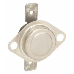This thermostat is a replacement control for HVACR systems, used to maintain setpoint temperatures in commercial heating, ventilation, air conditioning, and refrigeration equipment. It is designed for industrial environments requiring precise temperature regulation.