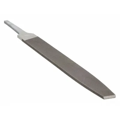 WESTWARD Warding File: Double-Cut, Single Edge Cut, Bastard Cut, 6 in Lg without Tang - Double-Cut Warding Files