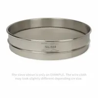 ADVANTECH Standard Stainless Steel Cloth Test Sieve: Stainless Steel, 12 in Outside Dia, 2 5/8 in Ht (MPN 30SS12H)