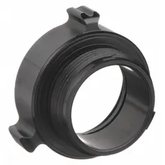 This aluminum rigid adapter connects NH (National Hose) fire hose threads to NPSH (National Pipe Straight Hose) fittings. It is used in fire hydrants and standpipe systems to ensure compatibility between different thread types. The straight design provides a durable, leak-resistant connection for firefighting equipment.